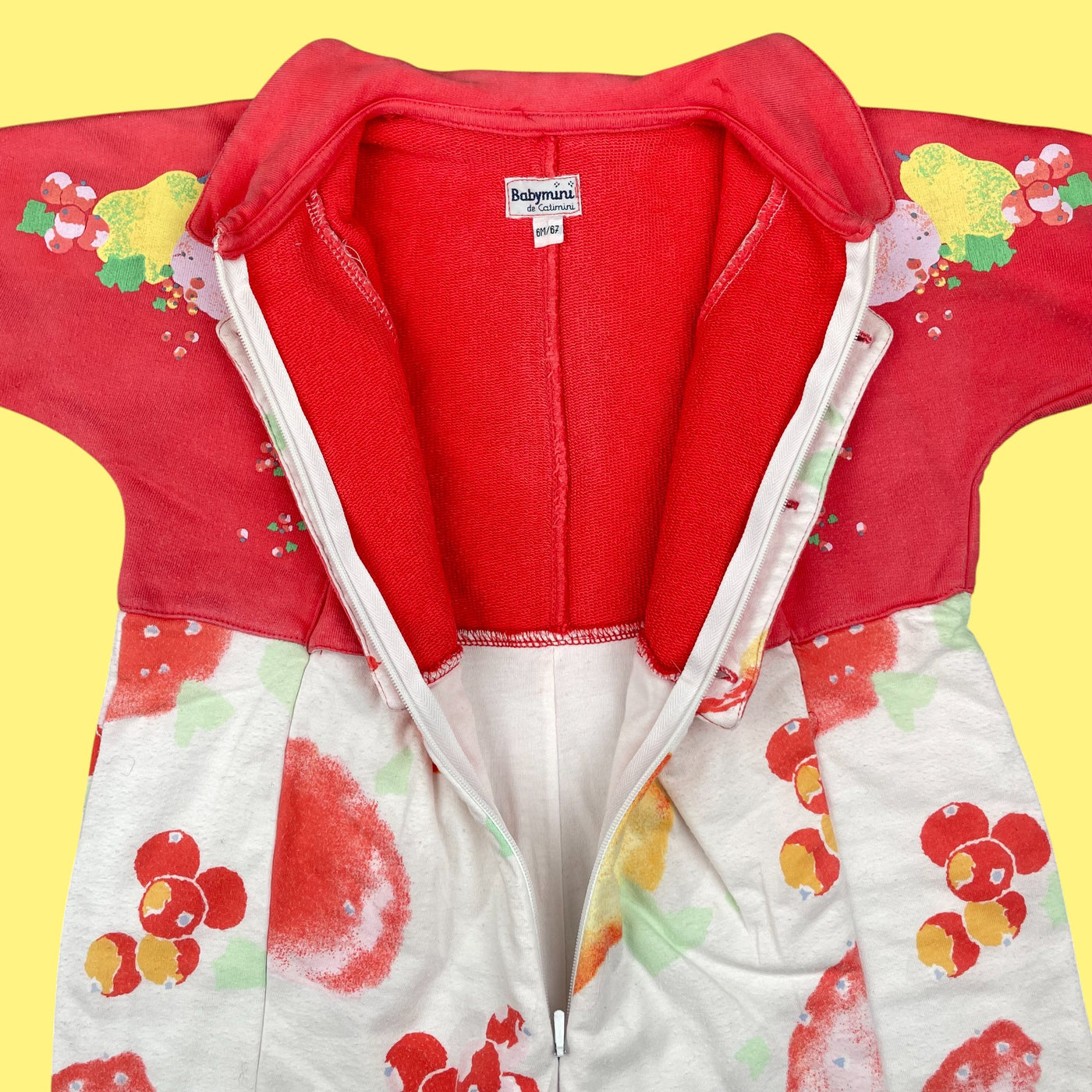 Combinaison fruits vintage 6 mois