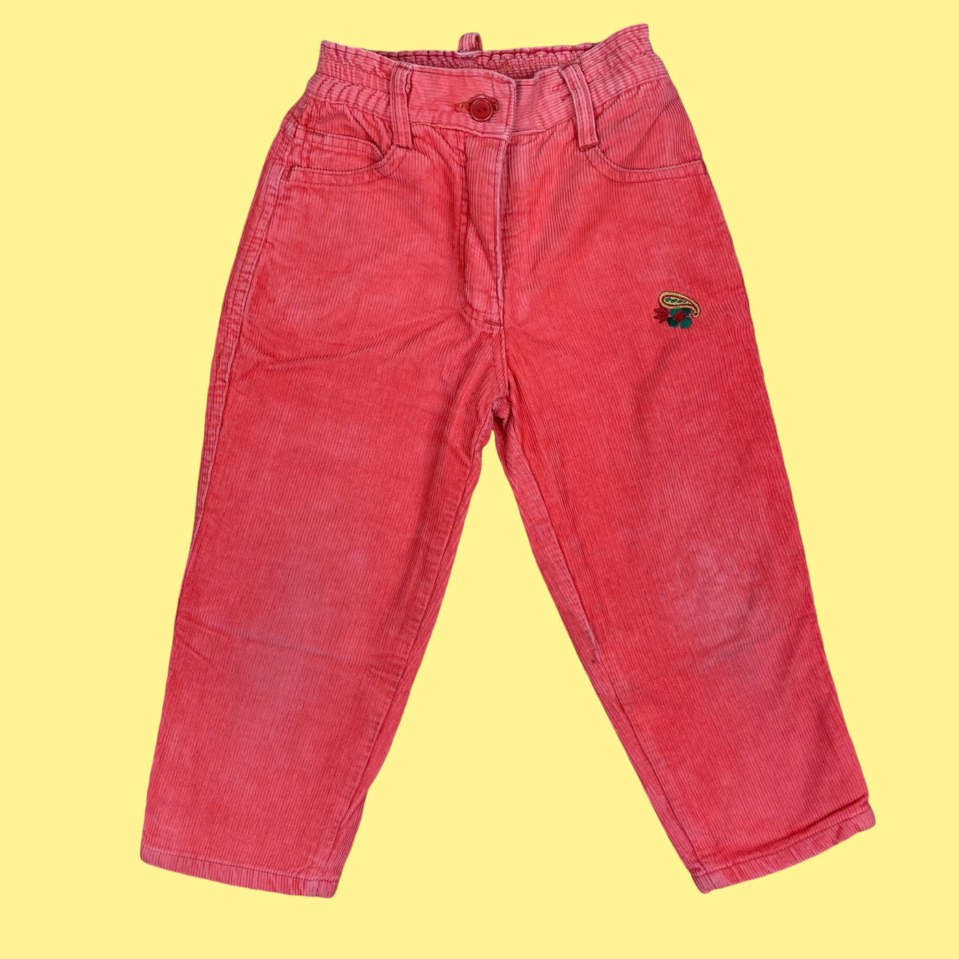 Pantalon velours corail 5-6 ans