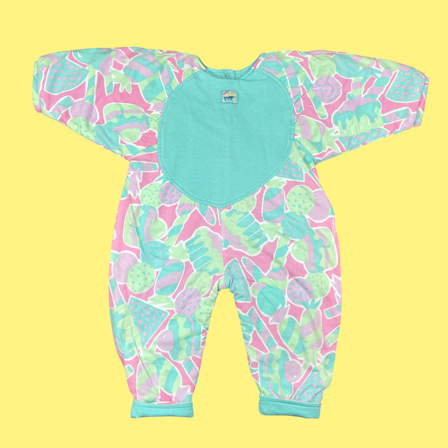 Combinaison pastel vintage 12-18 mois