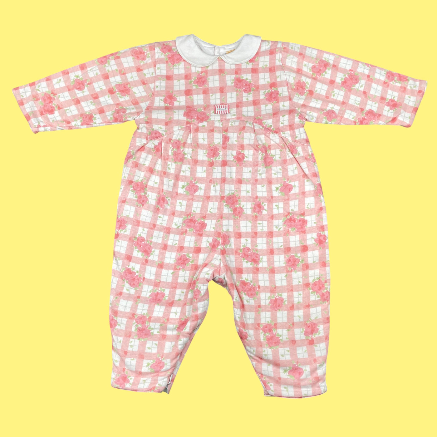 Combinaison fleurie vintage 12-18 mois