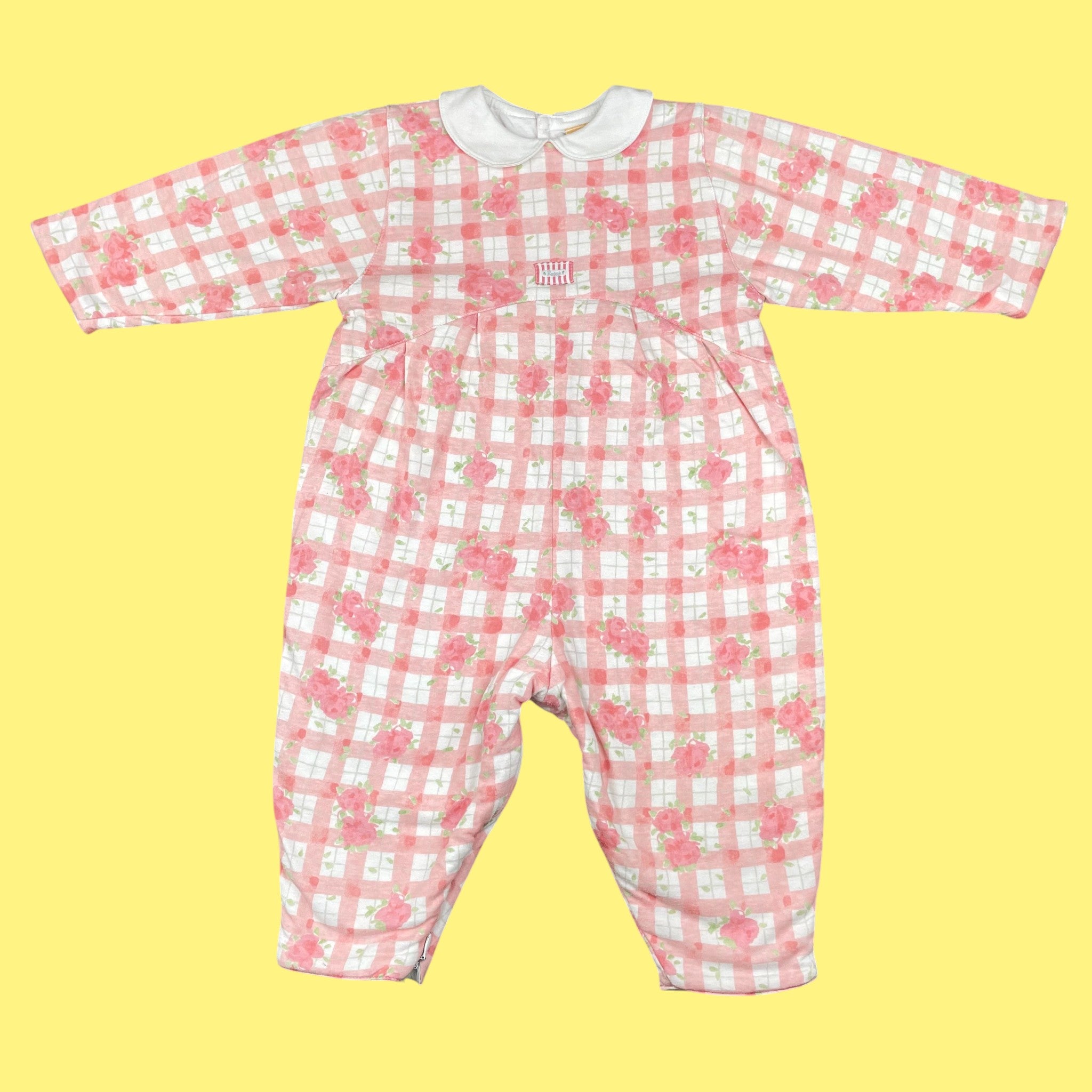 Combinaison fleurie vintage 12-18 mois