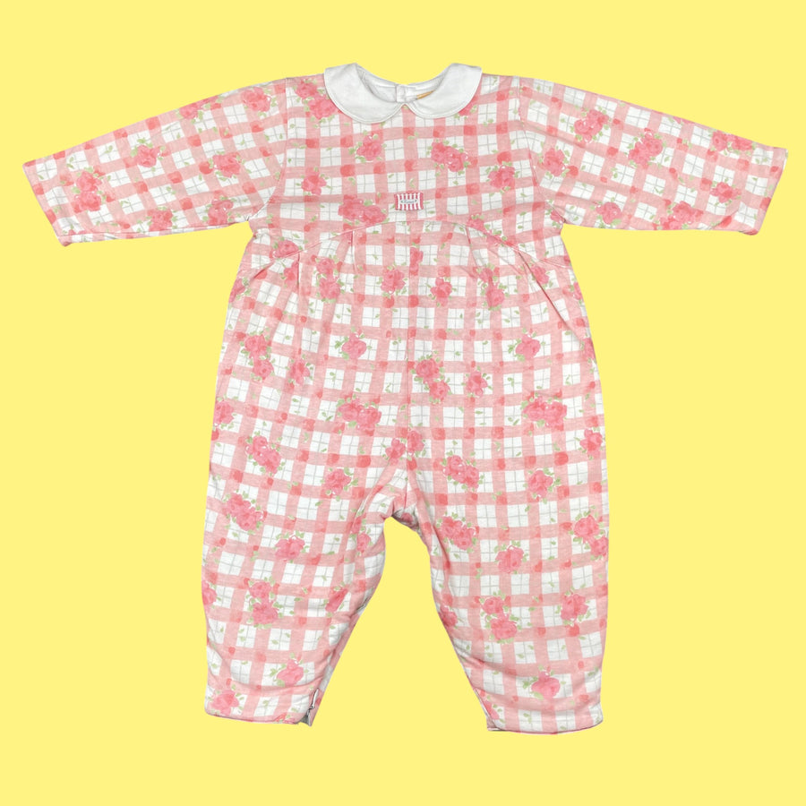 Combinaison fleurie vintage 12-18 mois