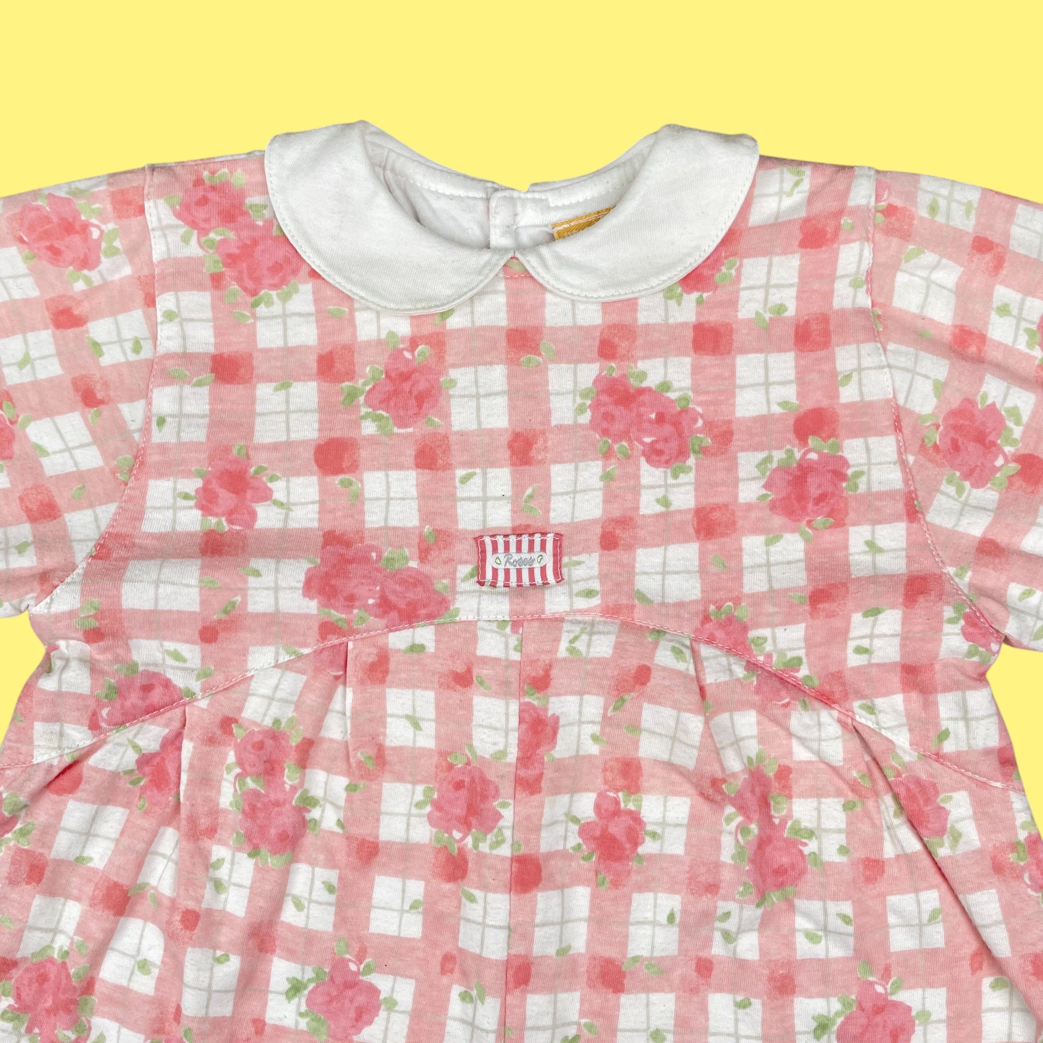 Combinaison fleurie vintage 12-18 mois