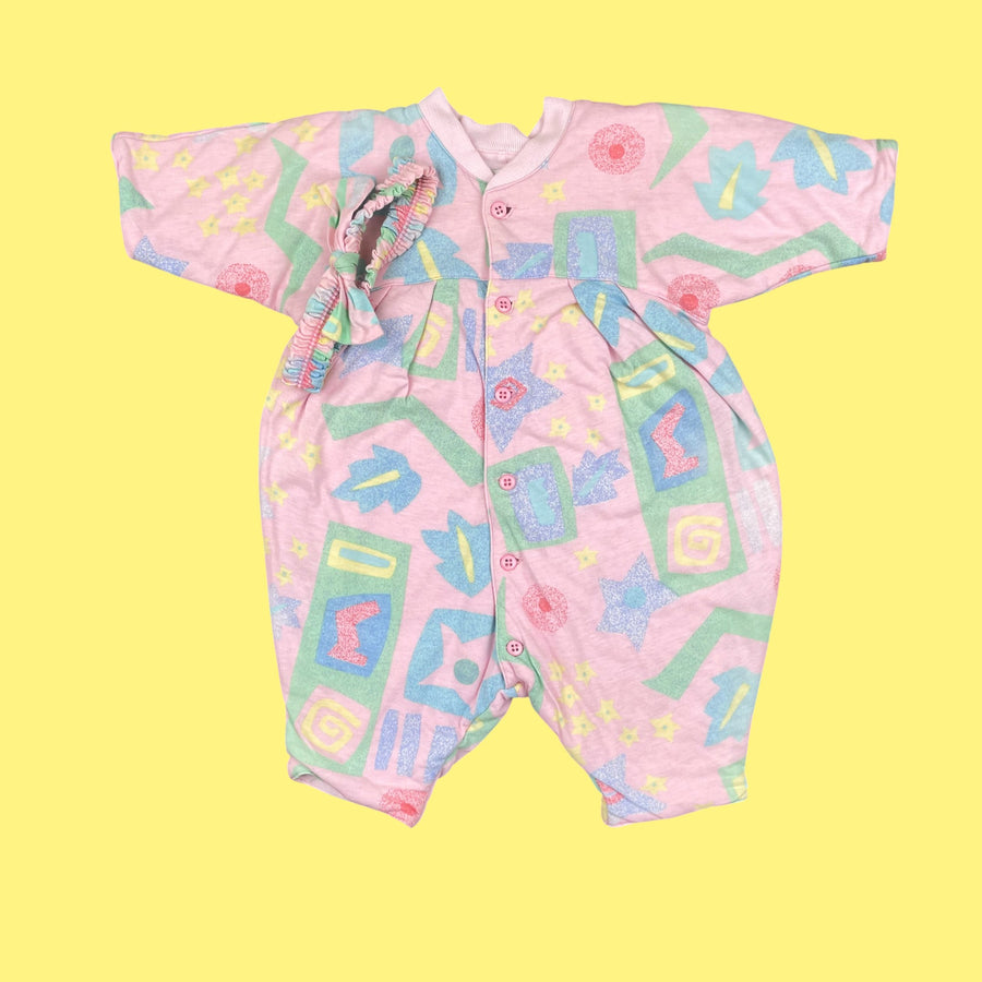 Combinaison pastel vintage 3 mois