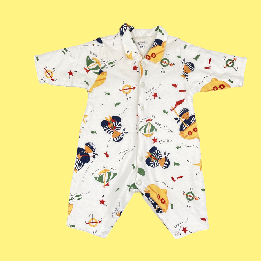 Combinaison main vintage naissance