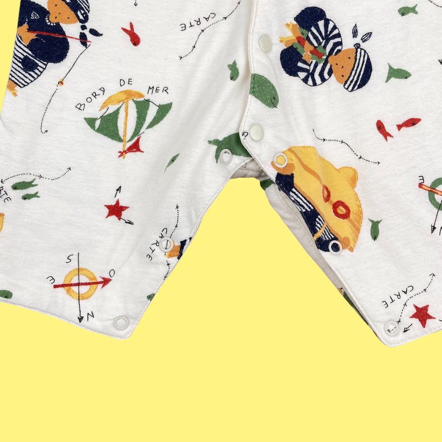 Combinaison main vintage naissance