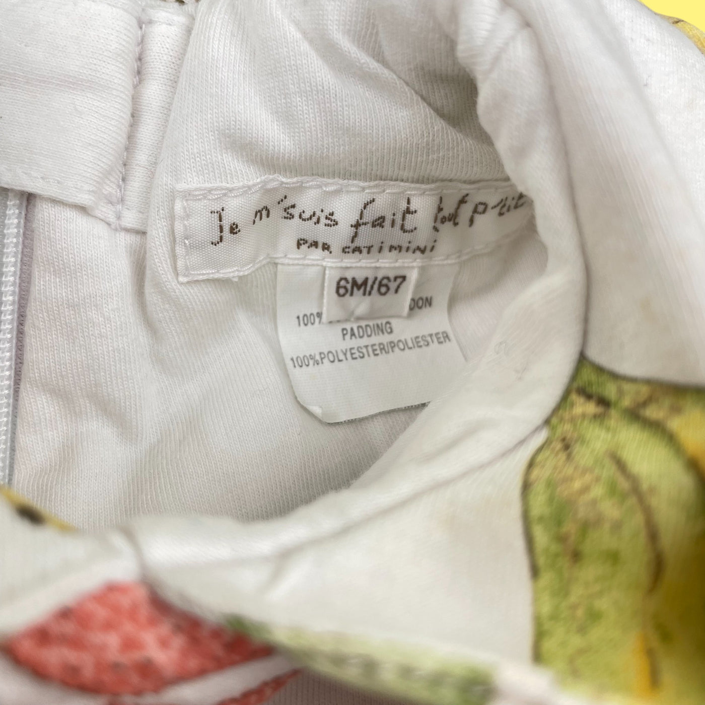 Combinaison fruits Catimini vintage 3 mois