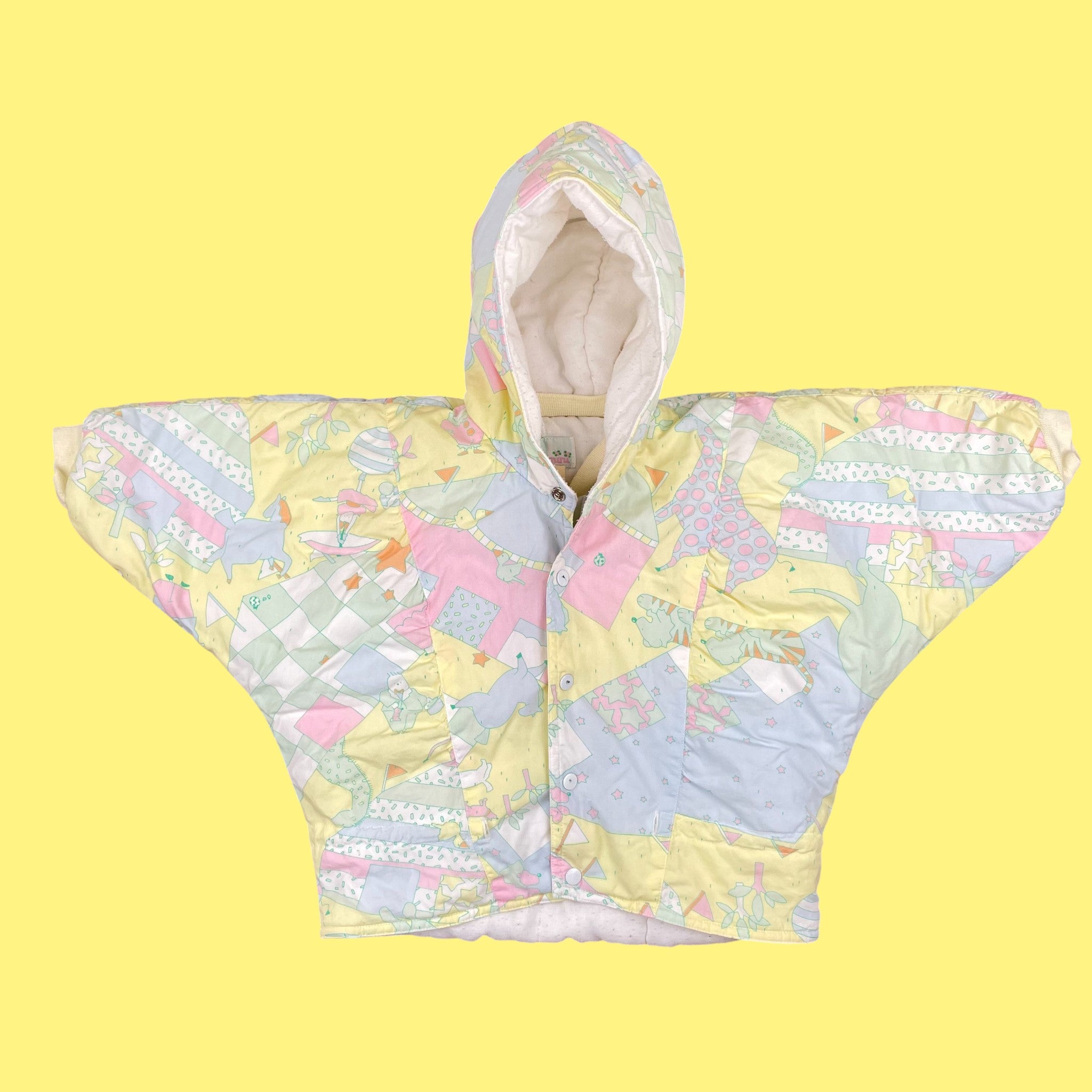 Manteau vintage pastel 12 mois