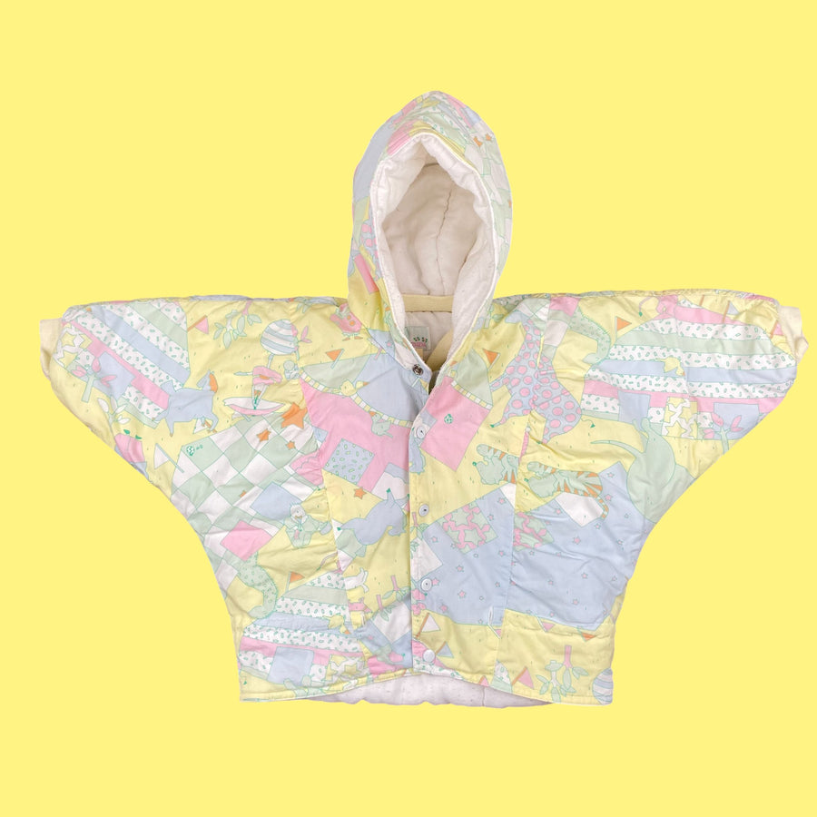 Manteau vintage pastel 12 mois