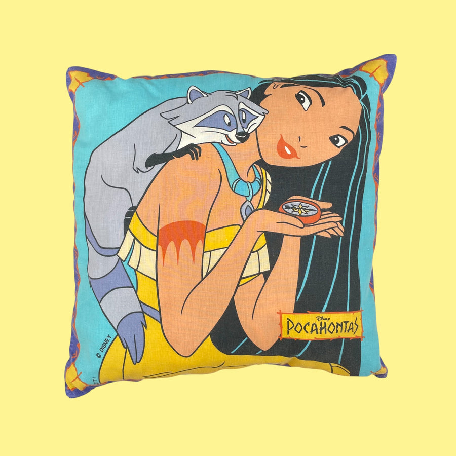 Coussin Pocahontas vintage