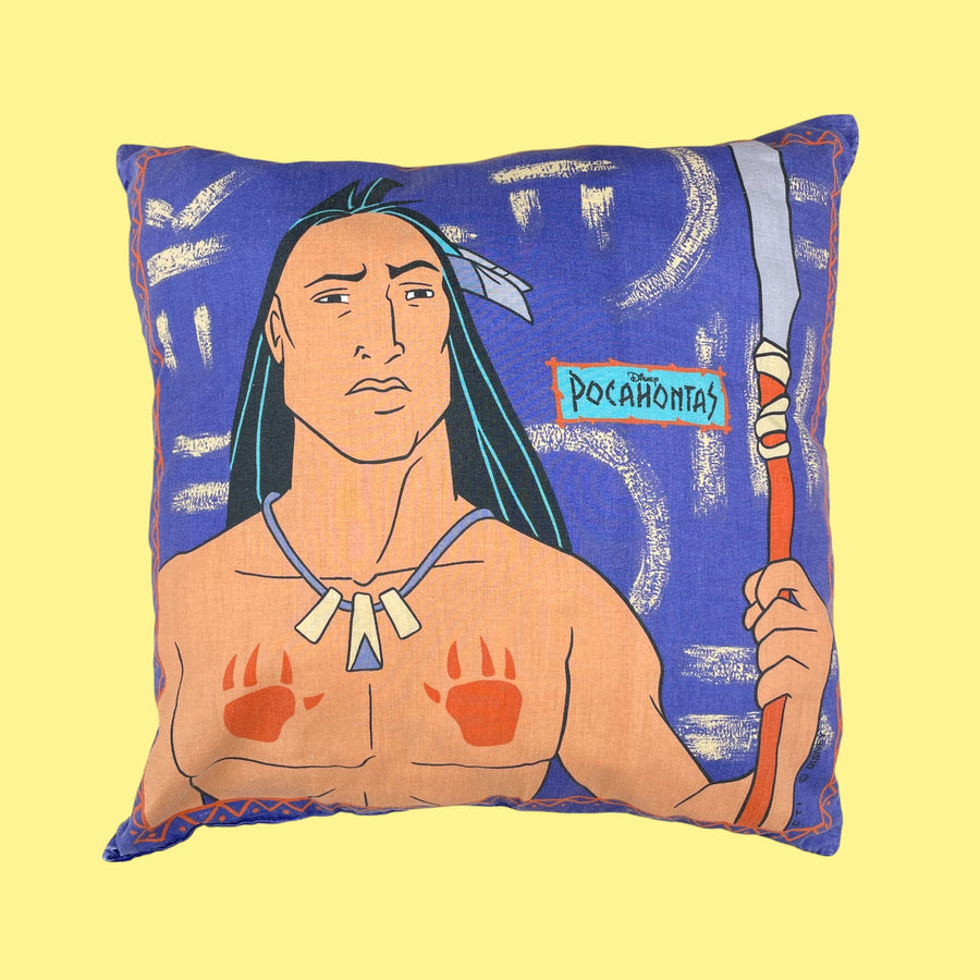 Coussin Pocahontas vintage