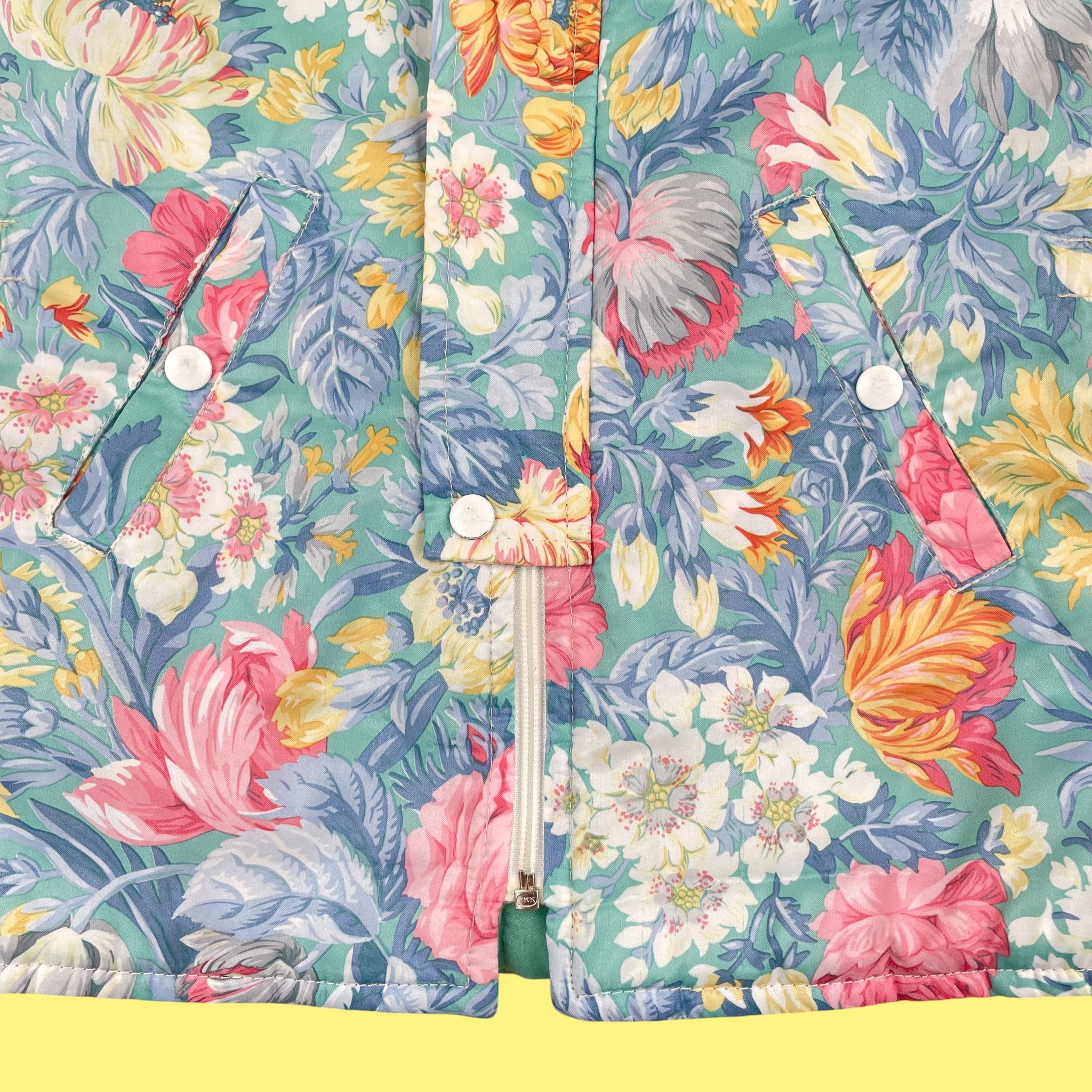 Manteau fleuri vintage 3 ans