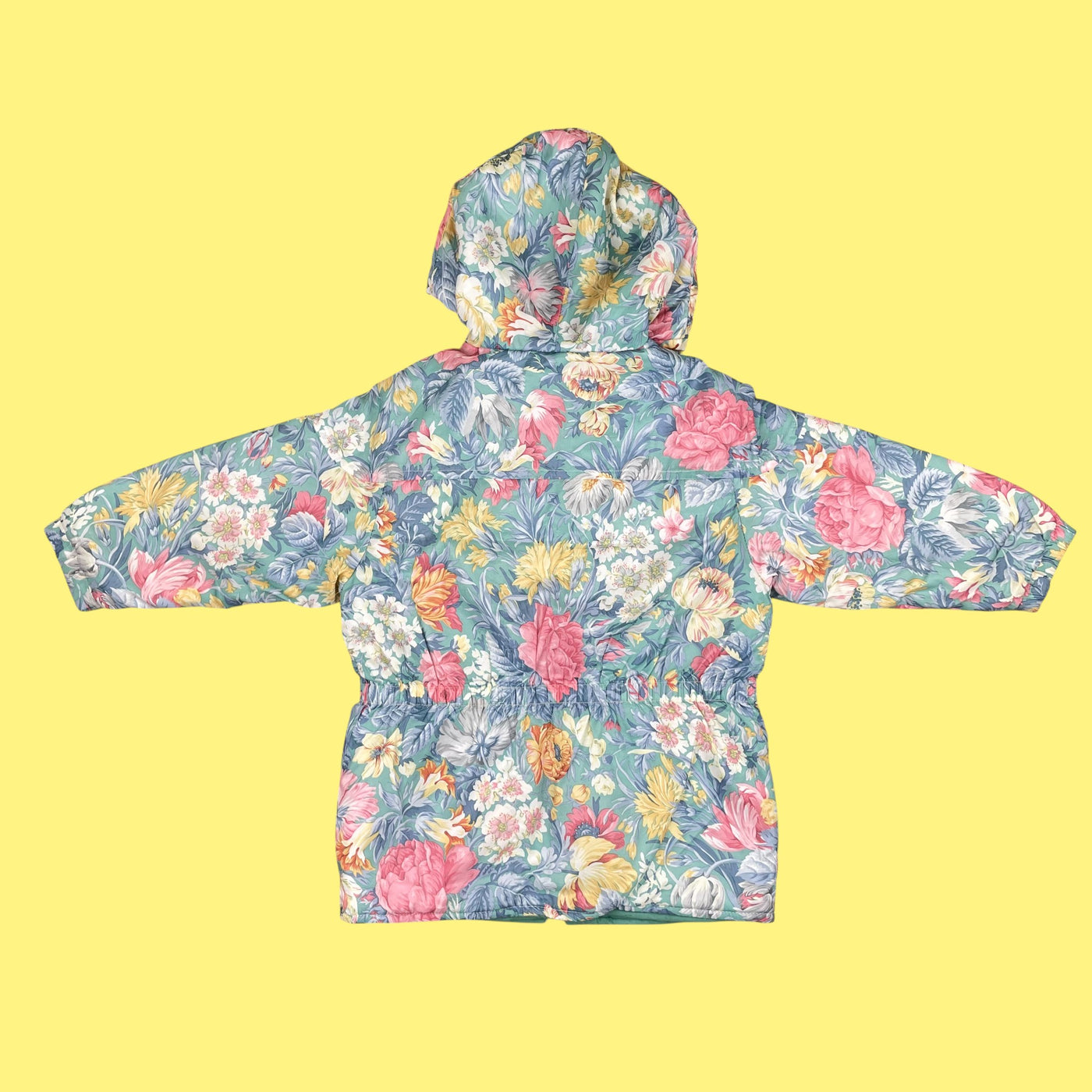 Manteau fleuri vintage 3 ans