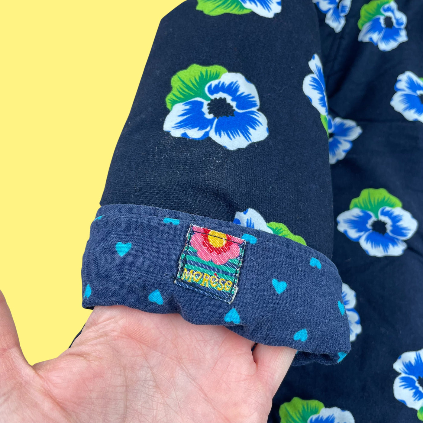 Manteau pervenche vintage 2-3 ans