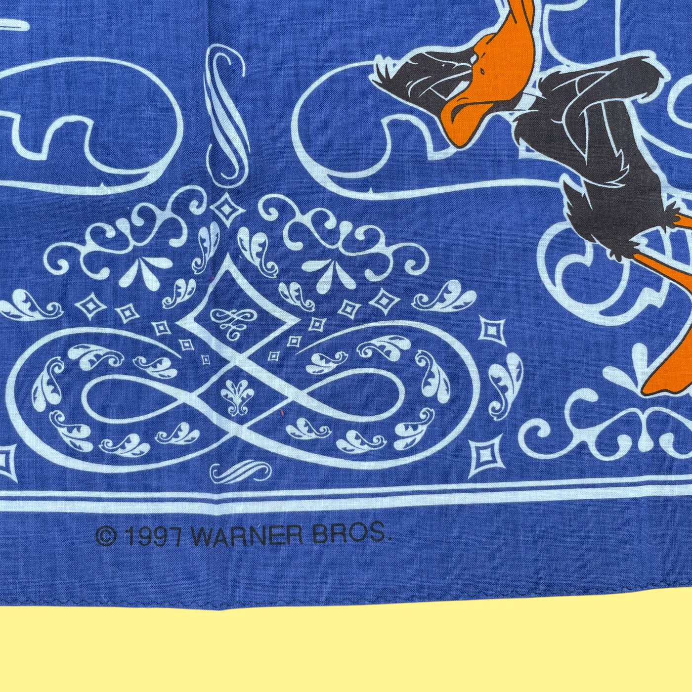 Bandana bleu Looney Tunes vintage