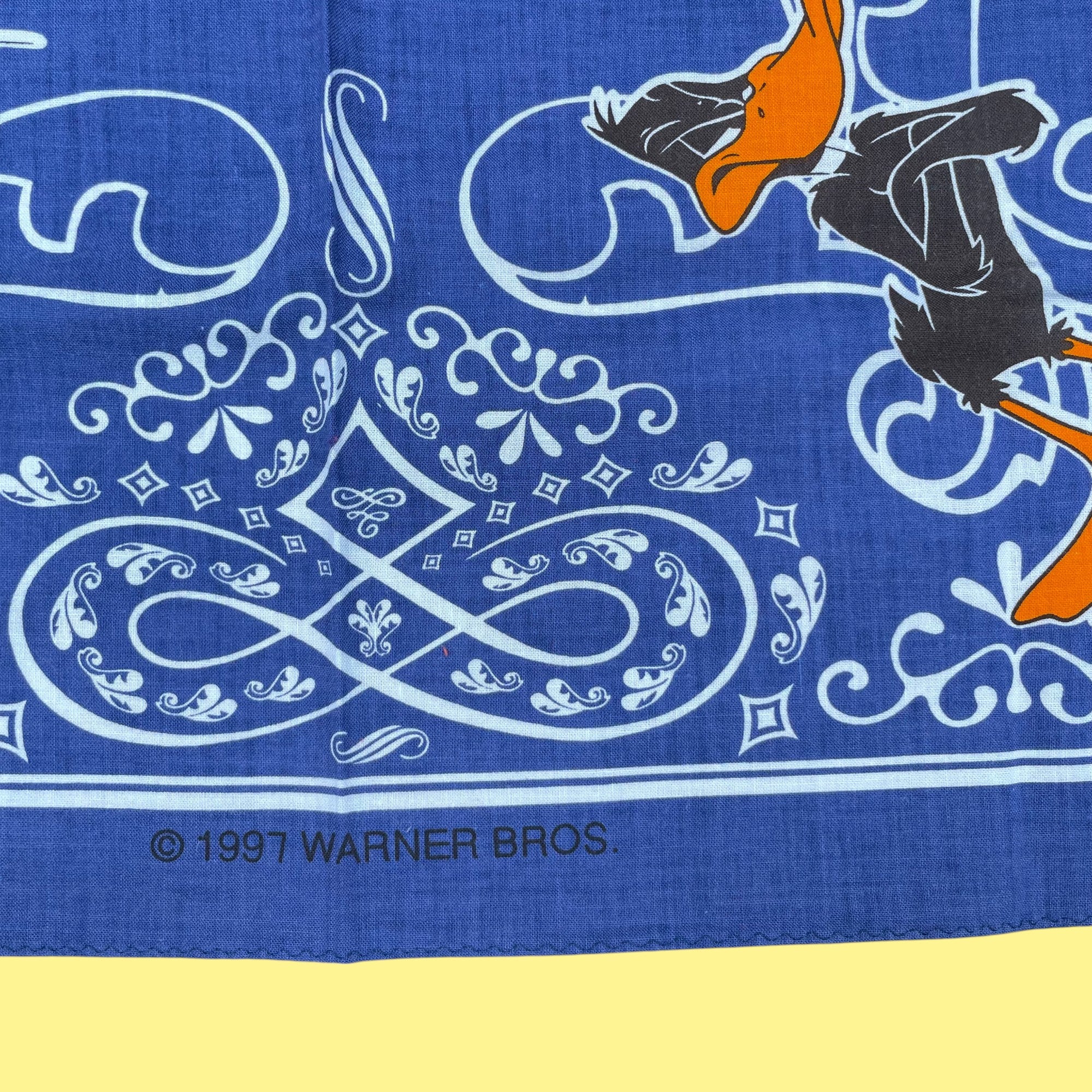 Bandana bleu Looney Tunes vintage