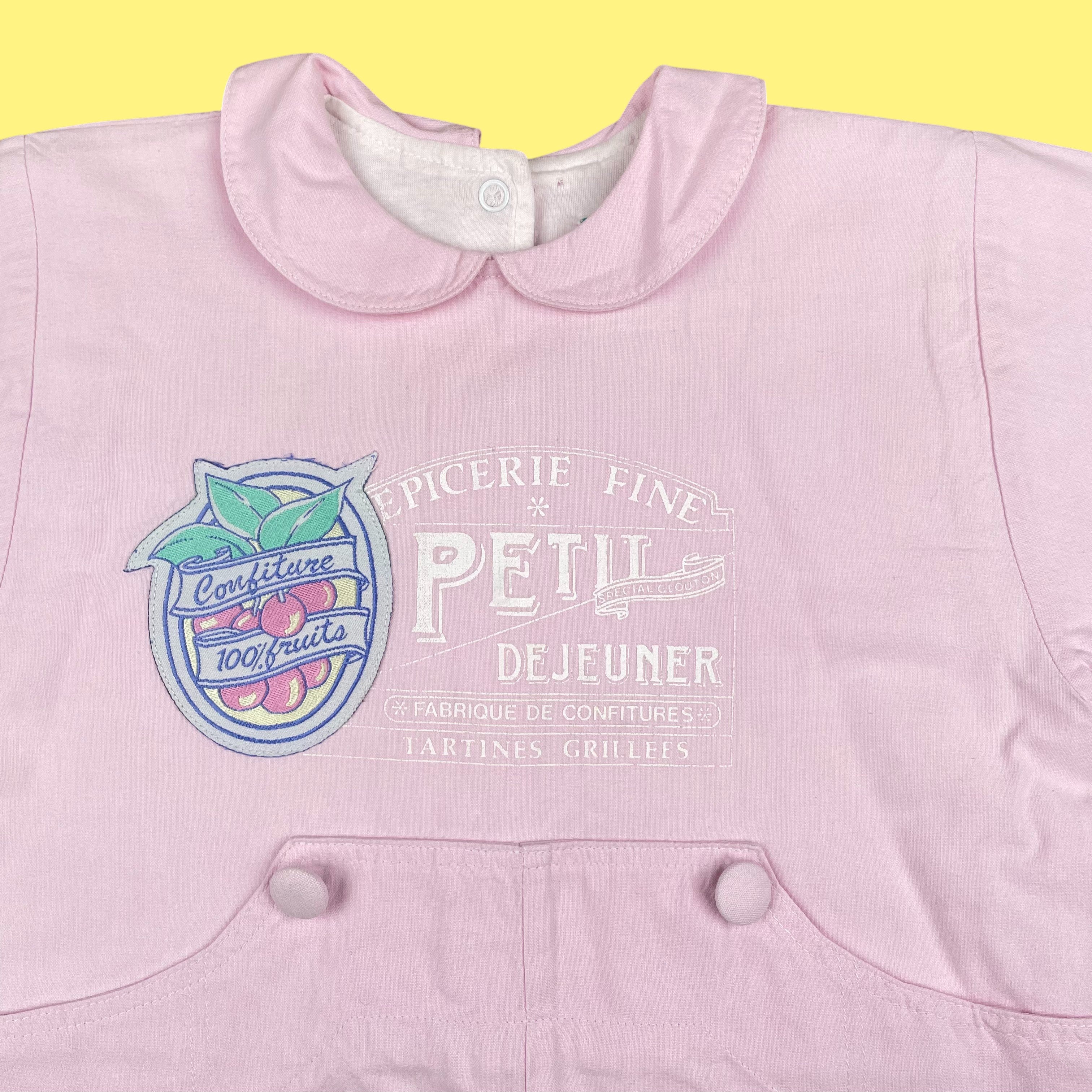 Combinaison rose bonbon vintage 6 mois