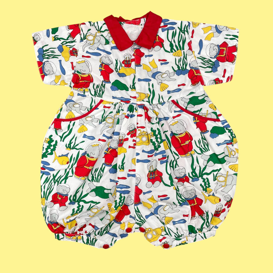 Barboteuse Babar vintage 6 mois