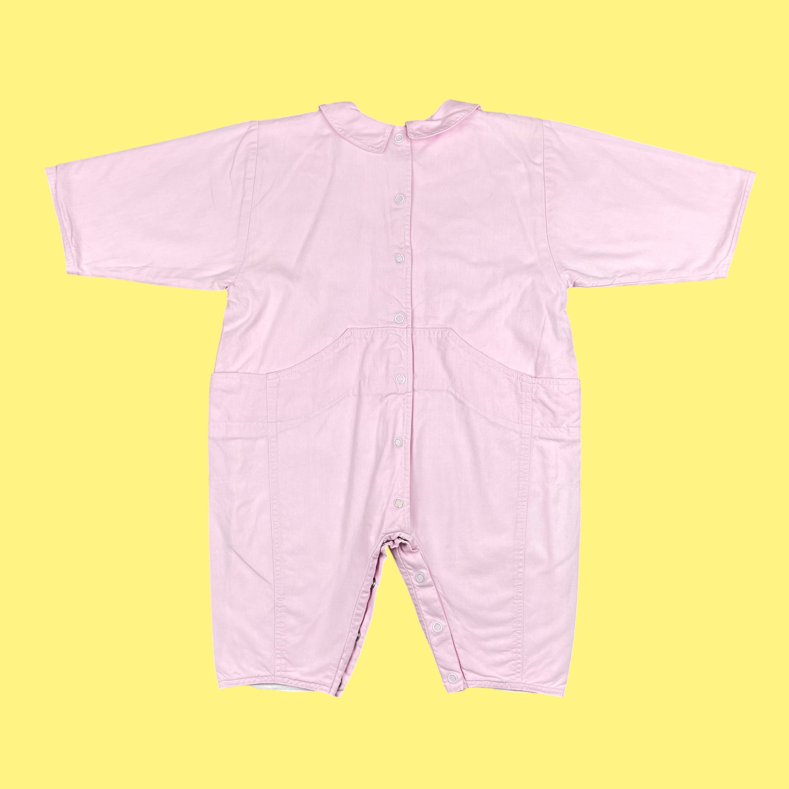 Combinaison rose bonbon vintage 6 mois