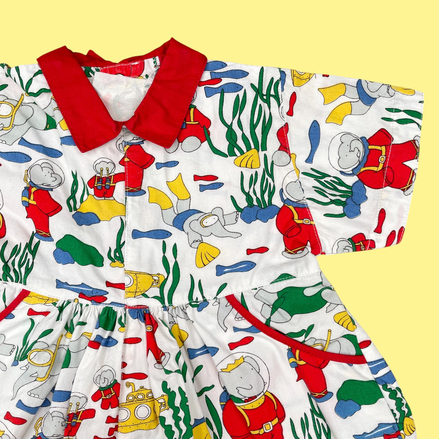 Barboteuse Babar vintage 6 mois