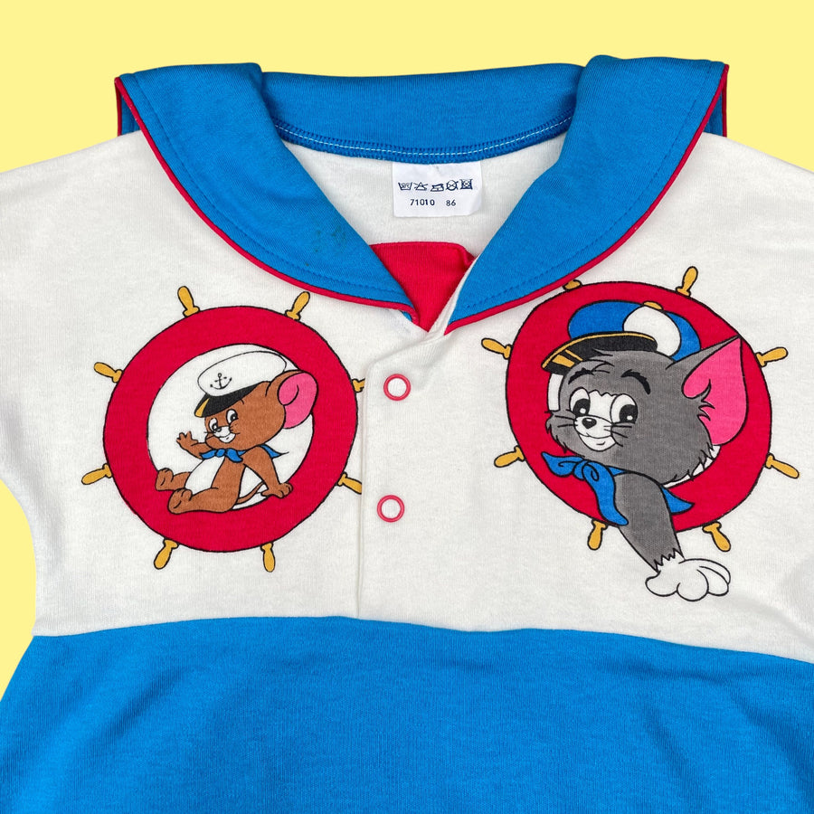 Barboteuse Tom et Jerry deadstock 2 ans