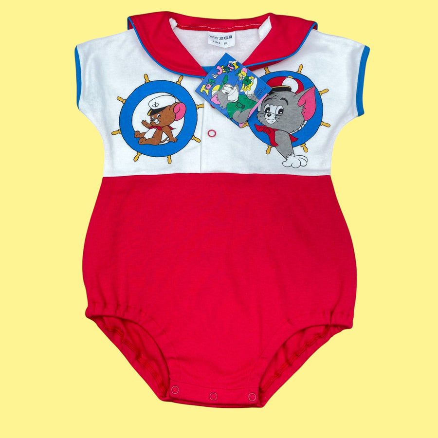 Barboteuse Tom et Jerry deadstock 2 ans