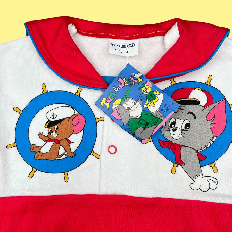 Barboteuse Tom et Jerry deadstock 2 ans