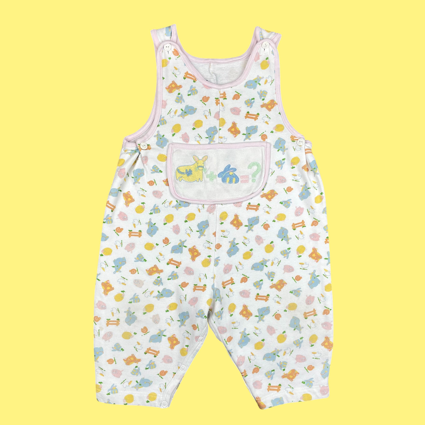 Salopette Petit Bateau pastel vintage 12 mois