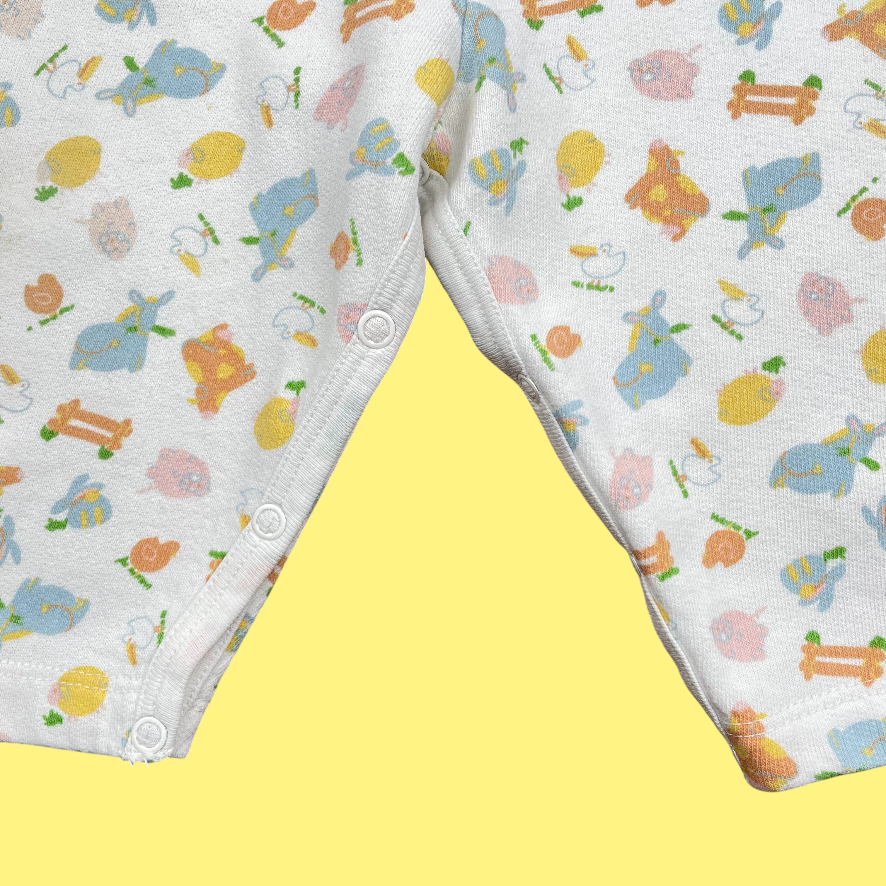 Salopette Petit Bateau pastel vintage 12 mois