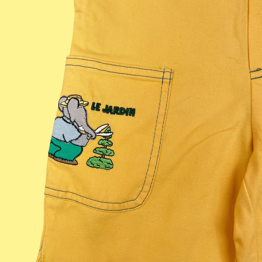 Salopette Babar vintage 4-5 ans