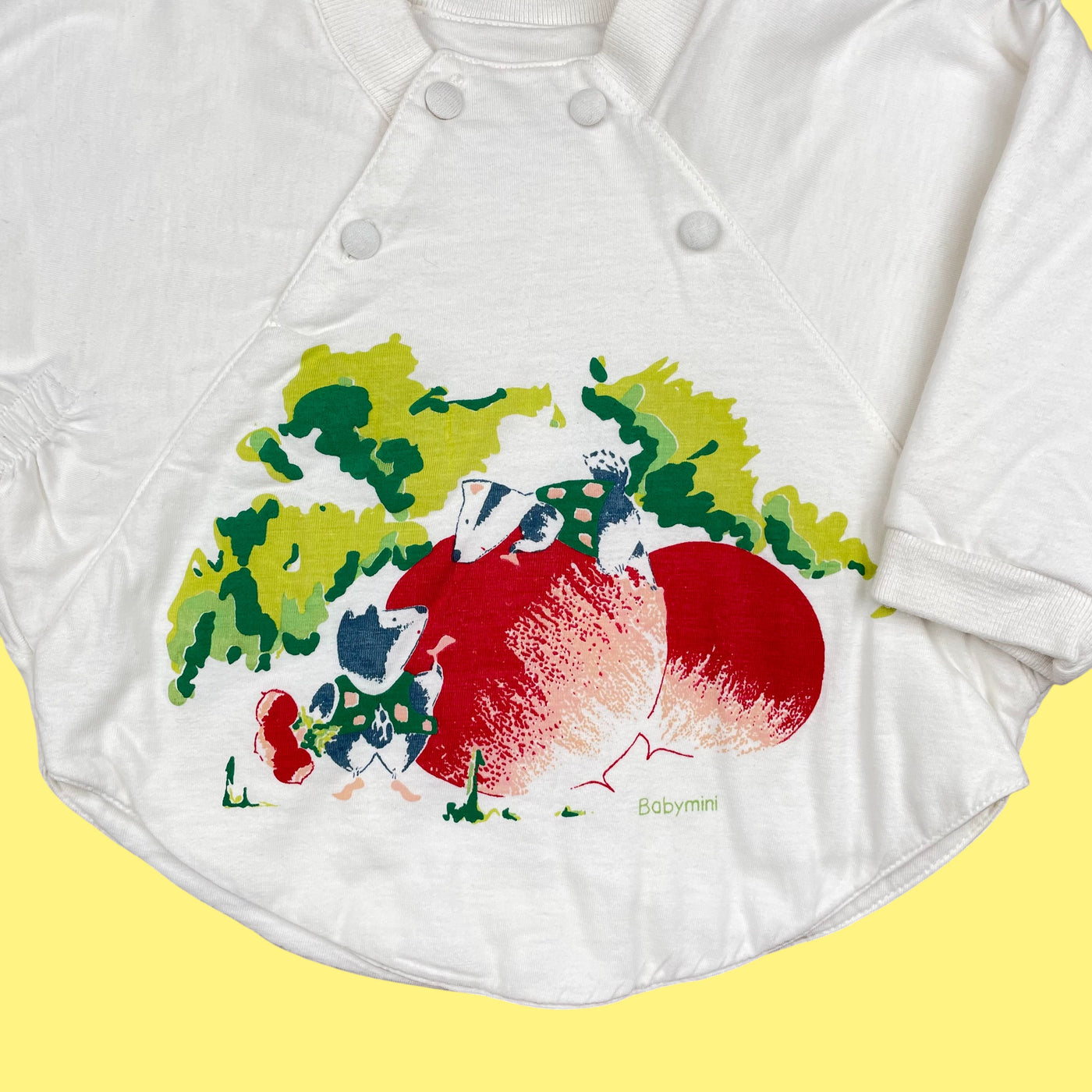 Sweat radis et blaireau vintage 12 mois