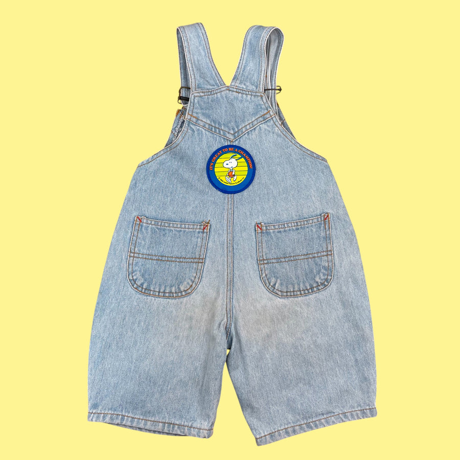 Salopette snoopy upcyclée 6 ans
