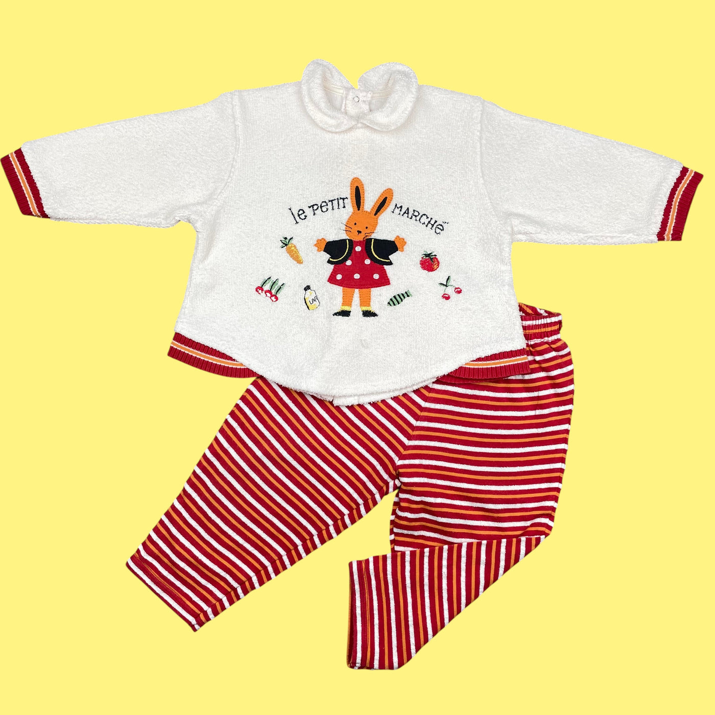 Ensemble lapin vintage Catimini 18 mois