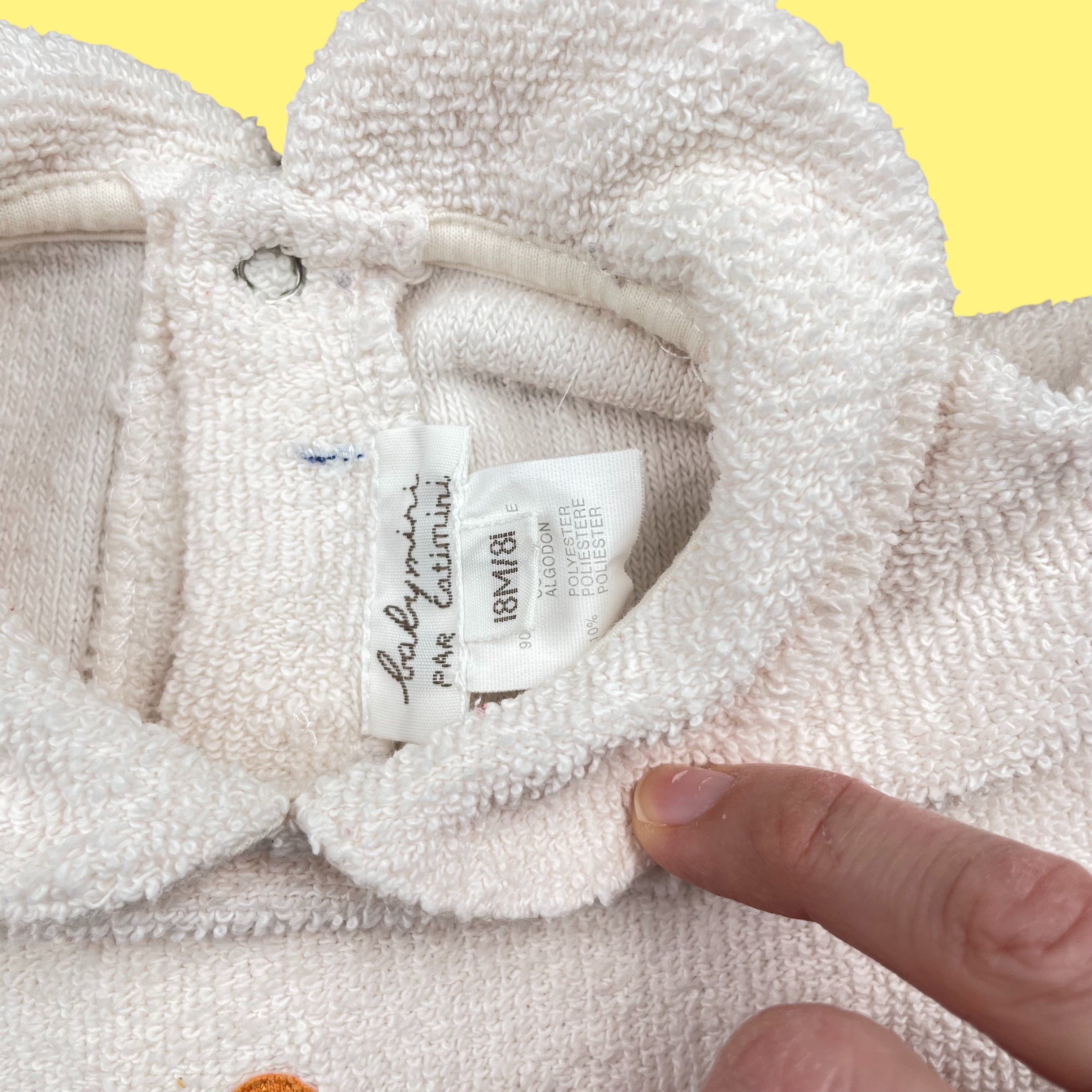 Ensemble lapin vintage Catimini 18 mois