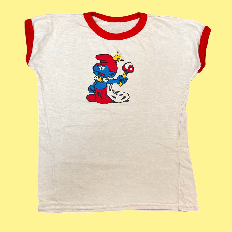 Ensemble schtroumpf vintage 4 ans