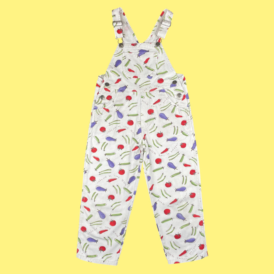 Salopette légumes vintage 6 ans