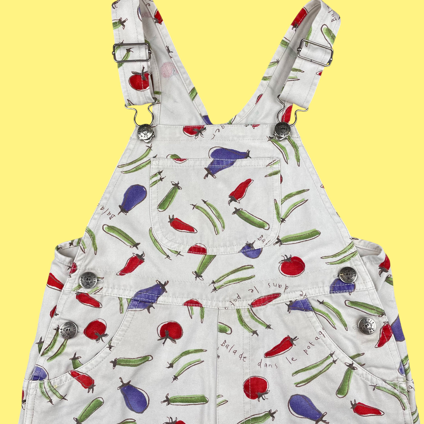 Salopette légumes vintage 6 ans