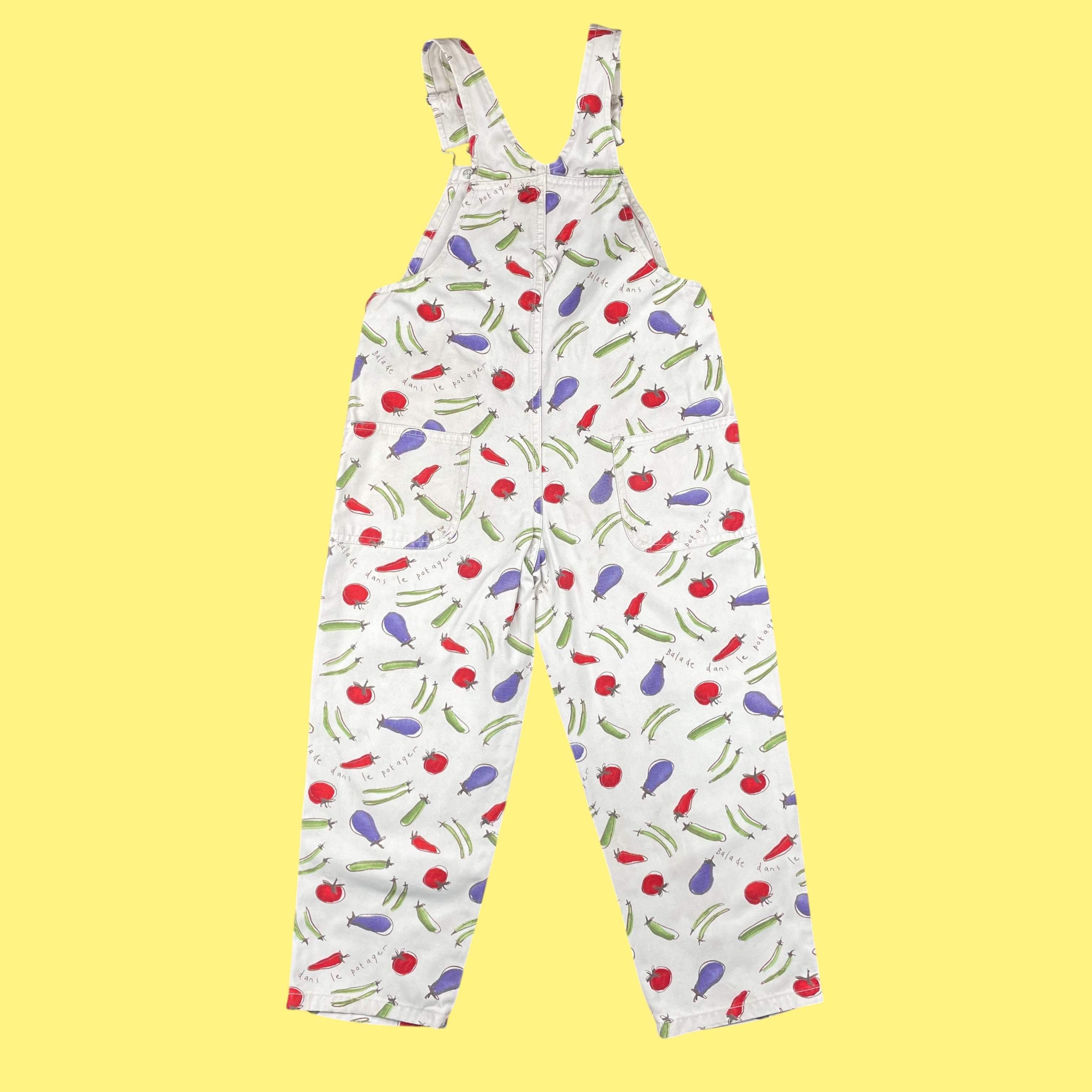 Salopette légumes vintage 6 ans