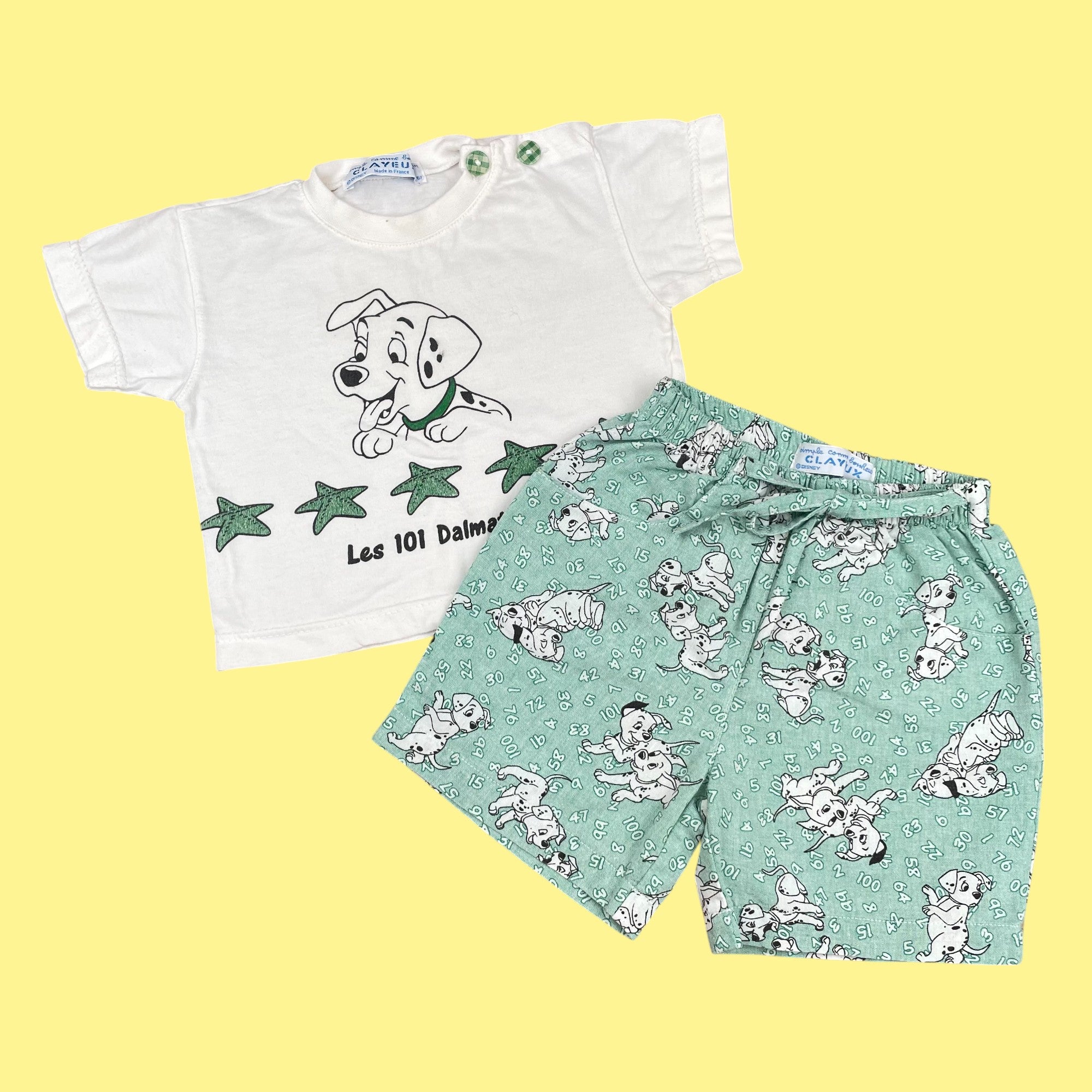 Ensemble dalmatiens vintage 9 mois