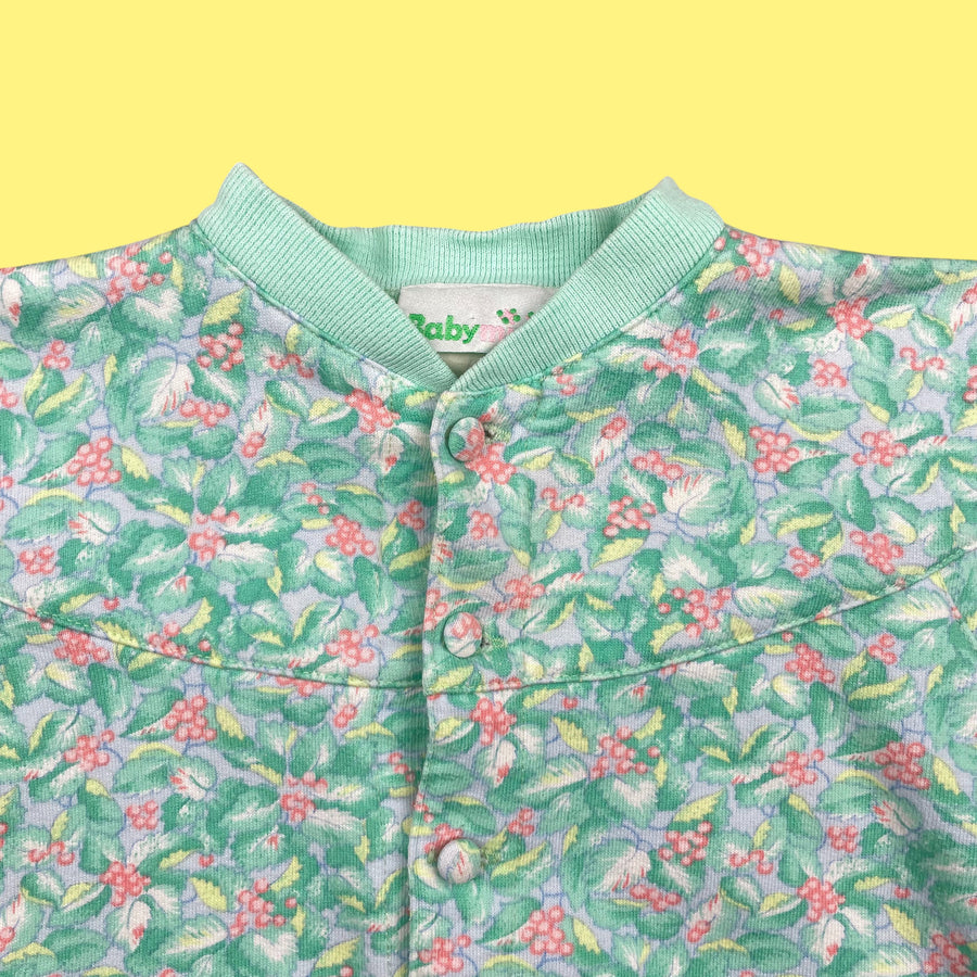 Gilet vintage fleuri 6 mois