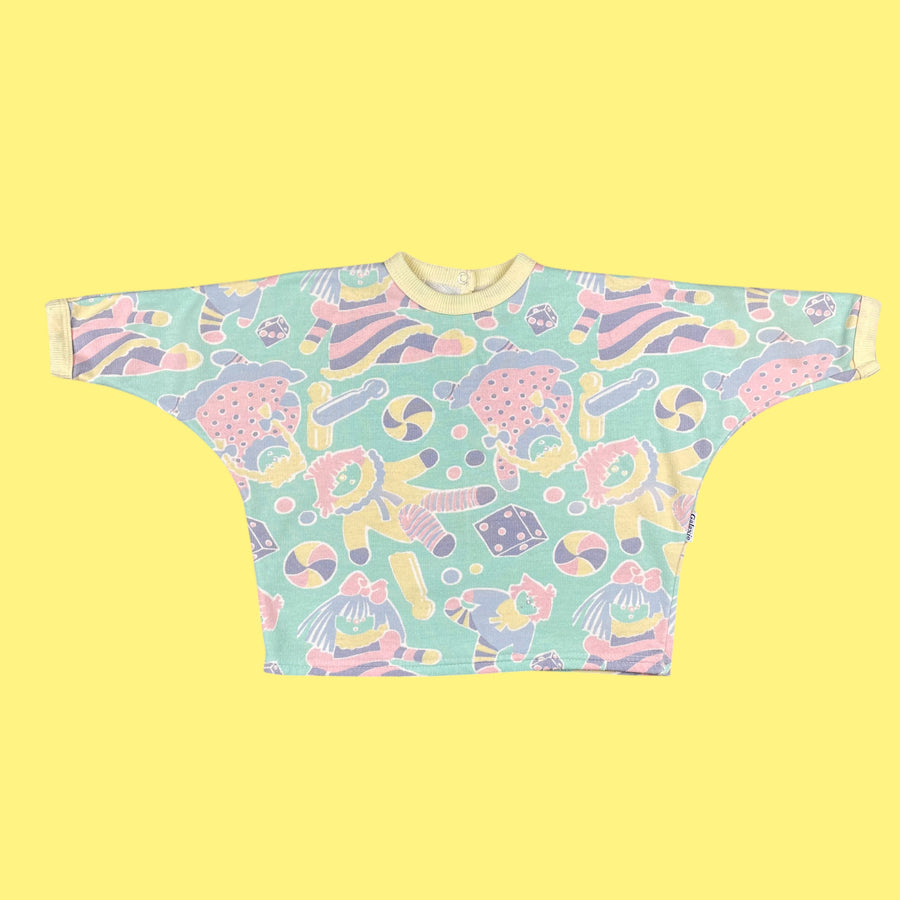 Robe-pull pastel vintage 12 mois