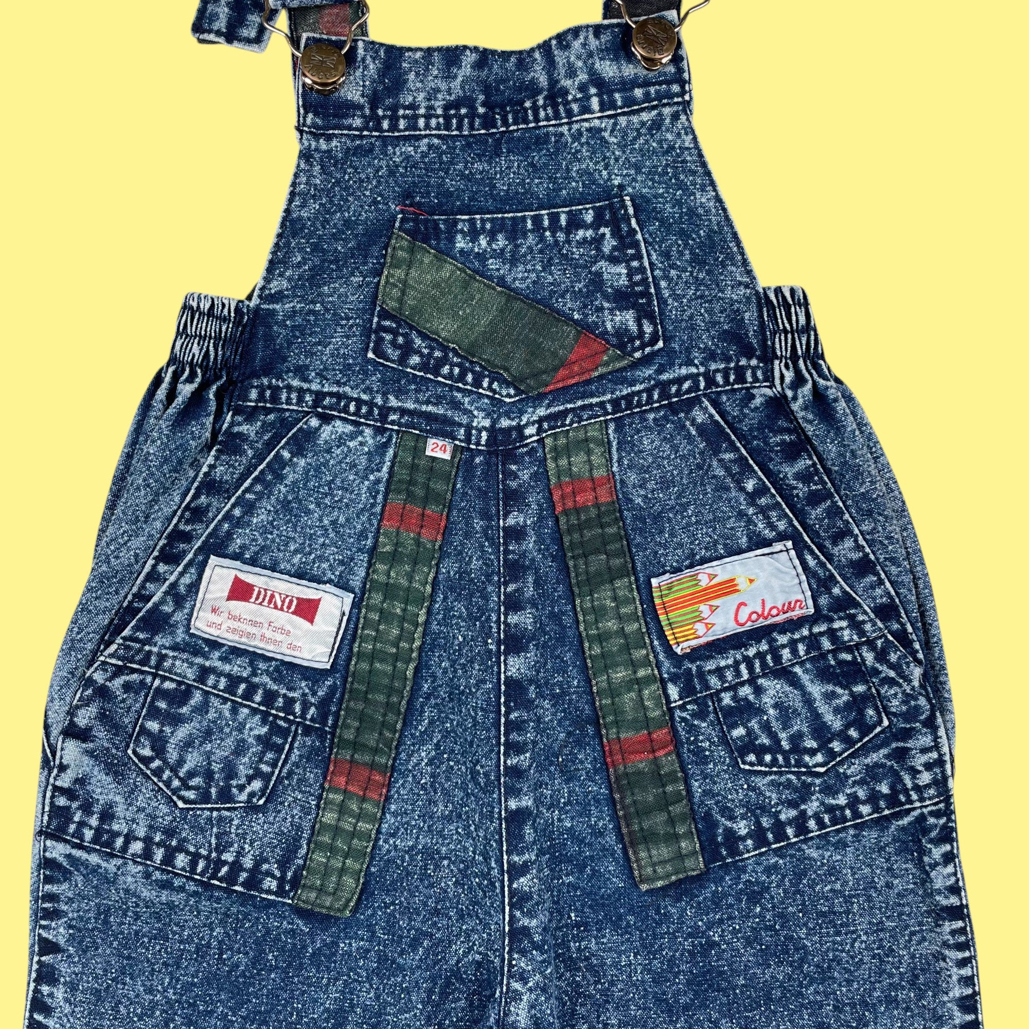 Salopette acid jean 2 ans