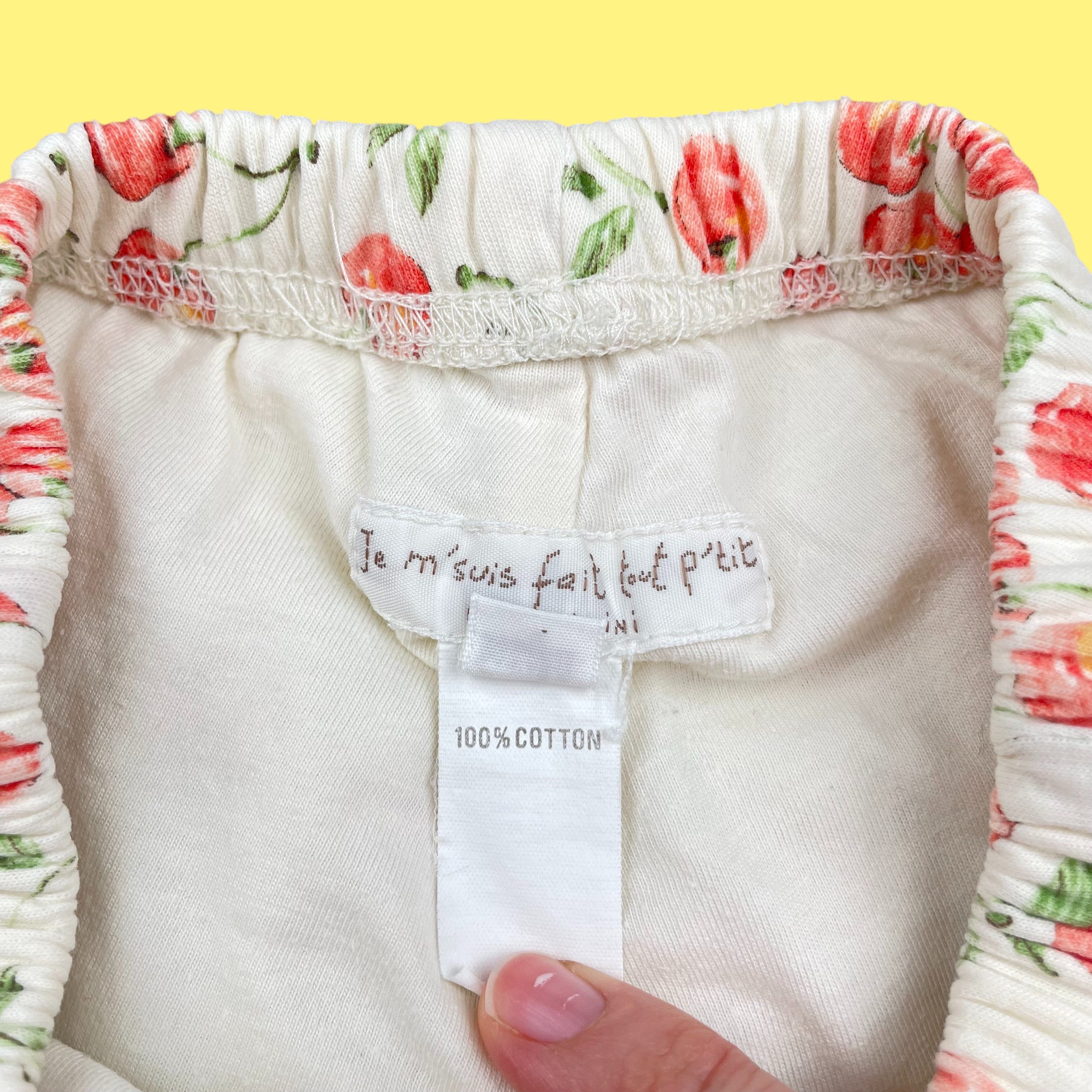 Ensemble cerises Catimini vintage 12 mois