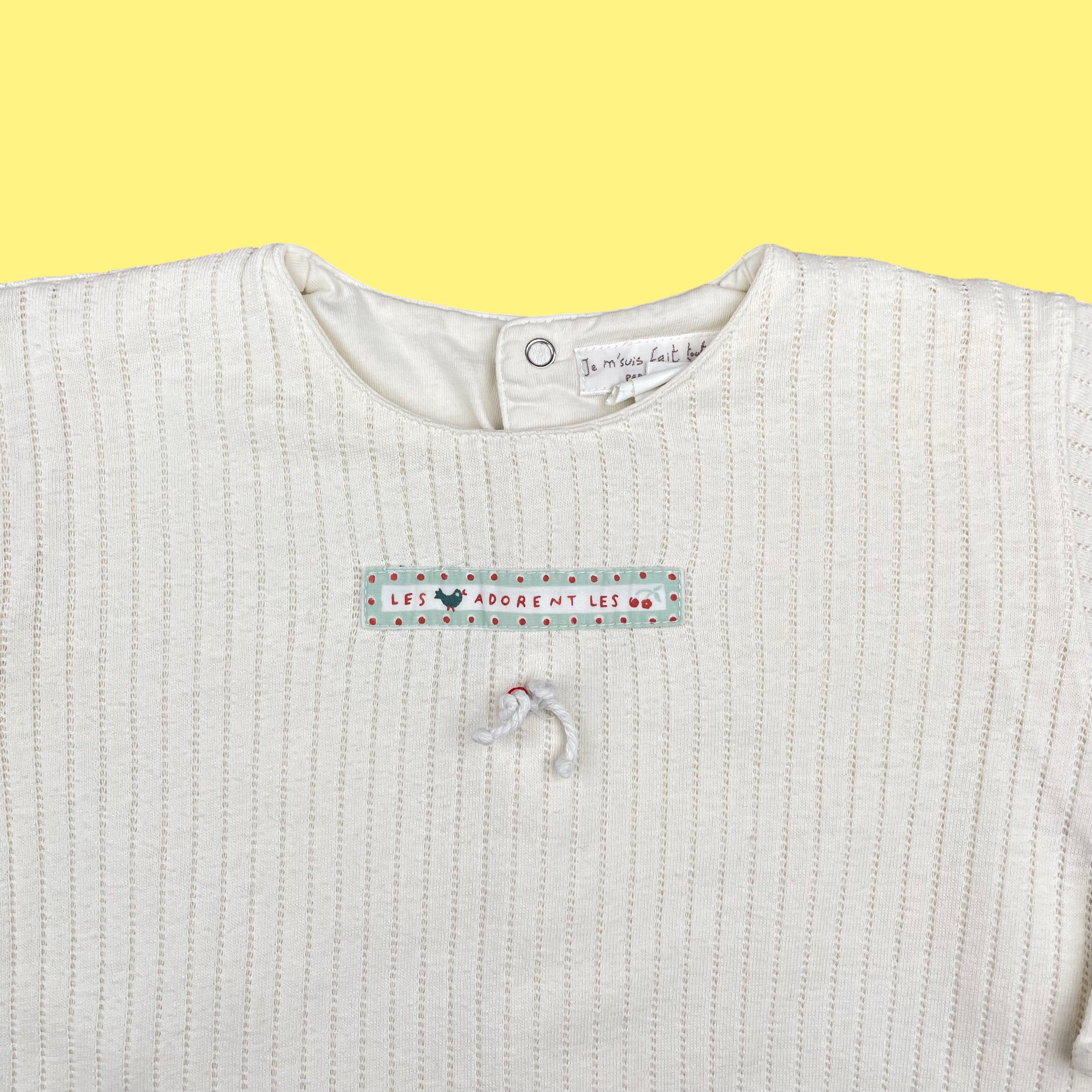 Ensemble cerises Catimini vintage 12 mois