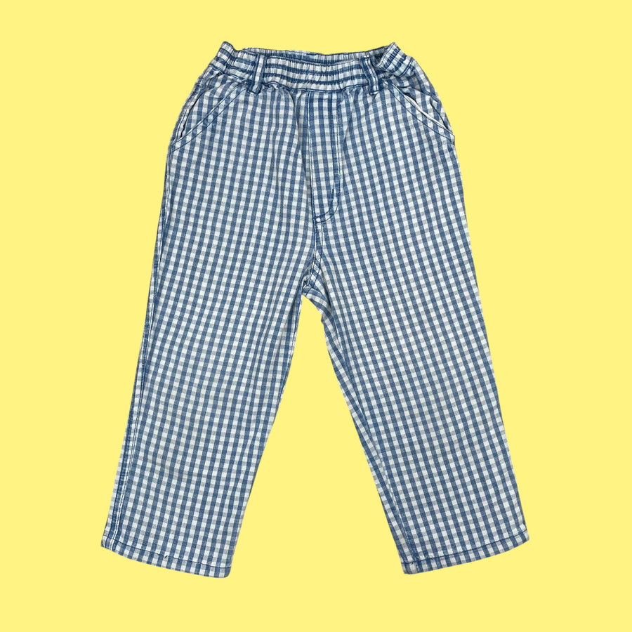 Pantalon vichy vintage 3 ans