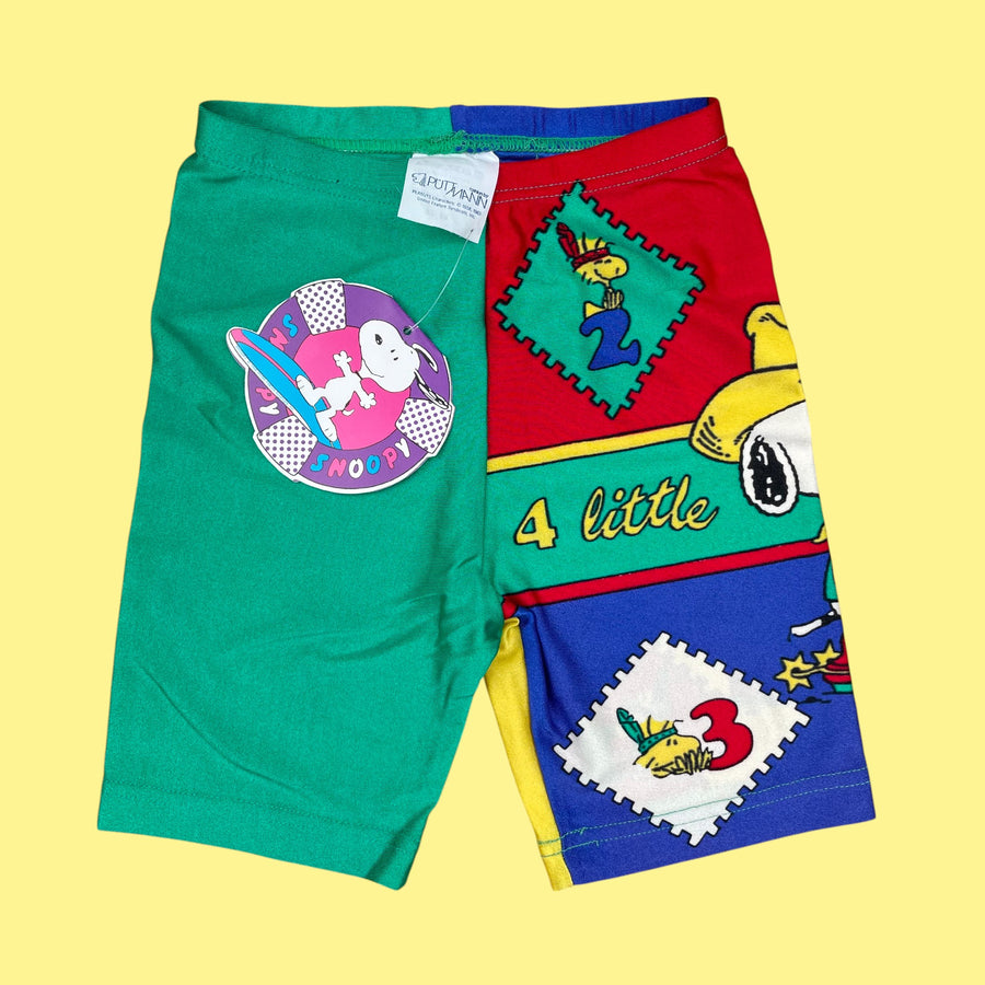 Short Snoopy vintage neuf 2 et 5 ans