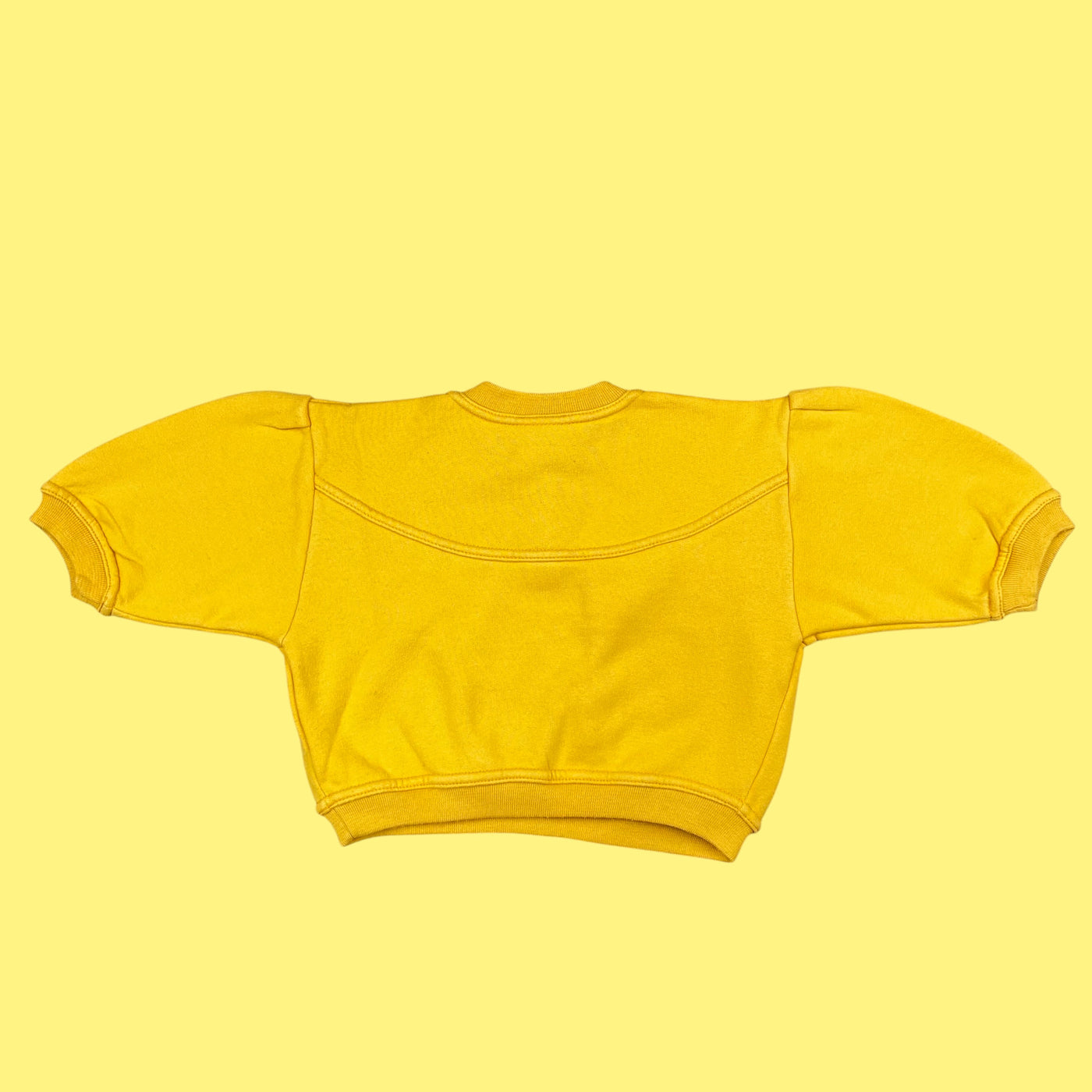 Sweat vintage jaune 9 mois