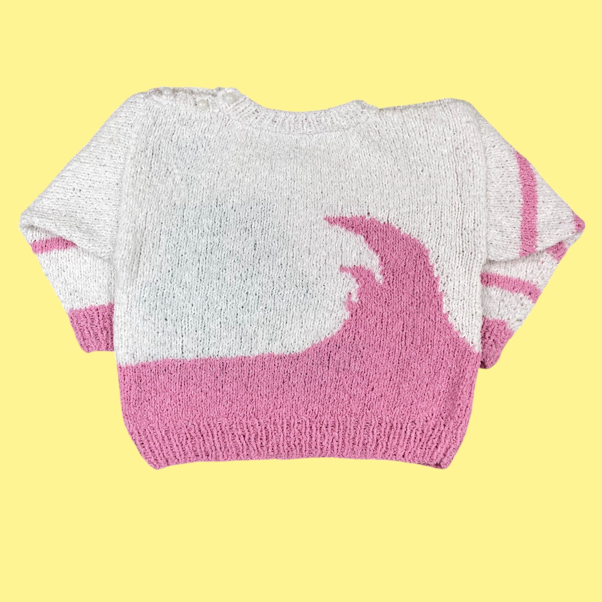 Pull fait main coton 2-3 ans