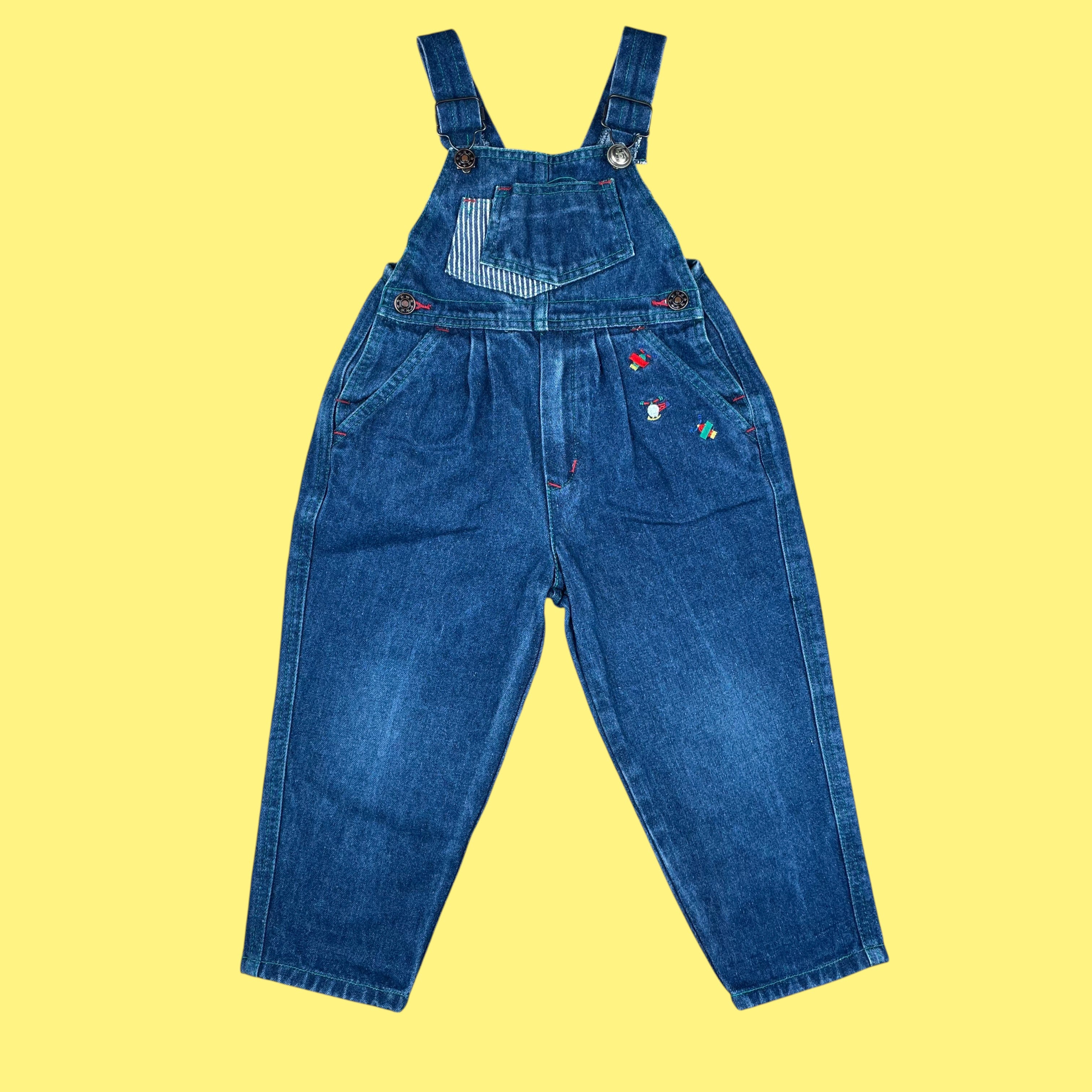 Salopette jean vintage 2-3 ans