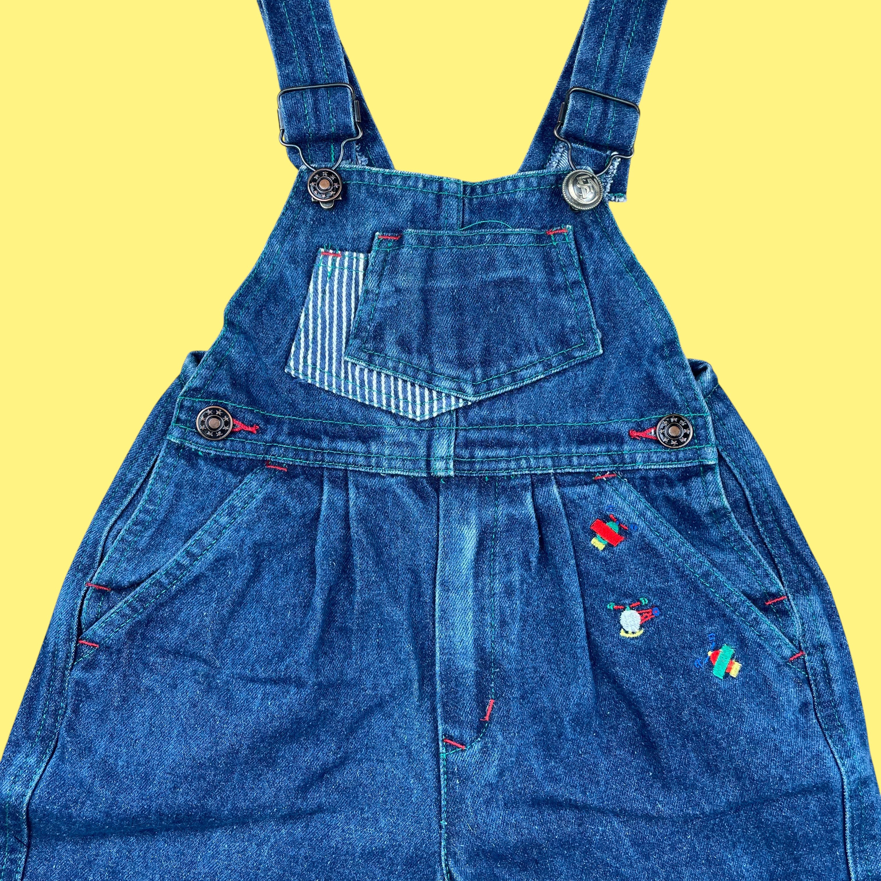 Salopette jean vintage 2-3 ans